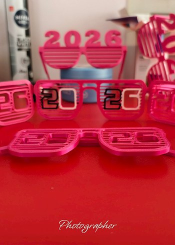 2026 yazılı yılbaşı gözlüğü - Görsel 3