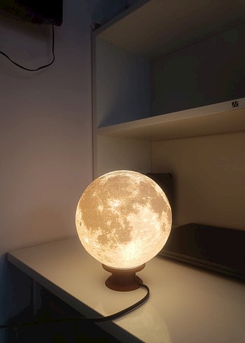 Ay Desenli Masa Lambası - Görsel 2