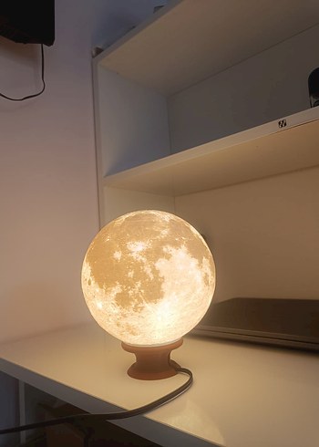 Ay Desenli Masa Lambası - Görsel 4