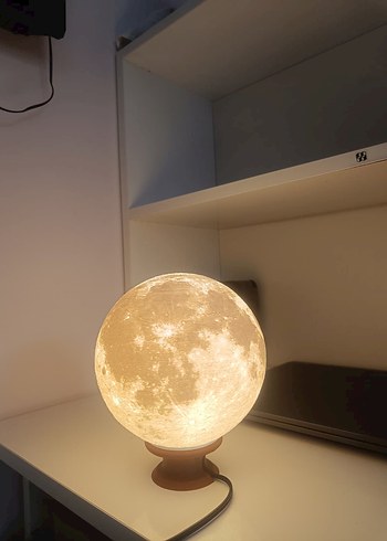 Ay Desenli Masa Lambası - Görsel 5