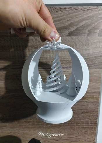 Işıklı Yılbaşı LED'li Mumluk - Görsel 6