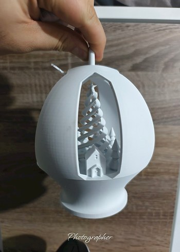 Işıklı Yılbaşı LED'li Mumluk - Görsel 5