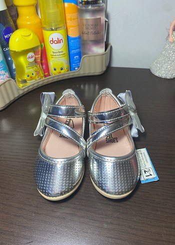 Gri Kız Babet Ayakkabı - Görsel 2