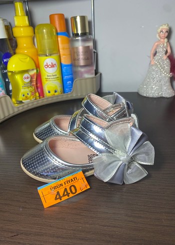 Gri Kız Babet Ayakkabı - Görsel 4