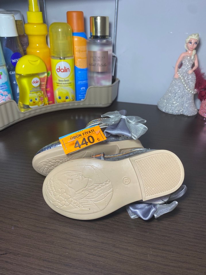 Gri Kız Babet Ayakkabı - Görsel 3