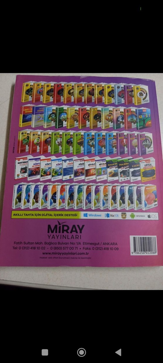 Miray Yayınları TYT Matematik Soru Bankası - Görsel 2