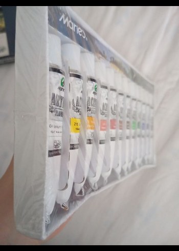 Maries Akrilik boya 12' li - Görsel 3