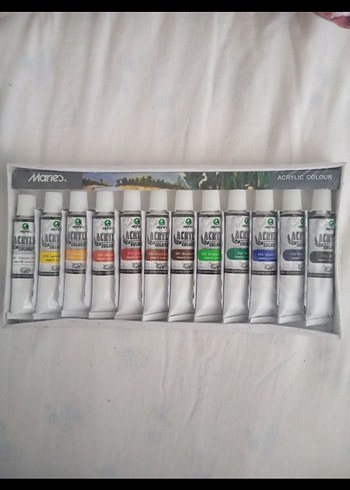 Maries Akrilik boya 12' li - Görsel 2