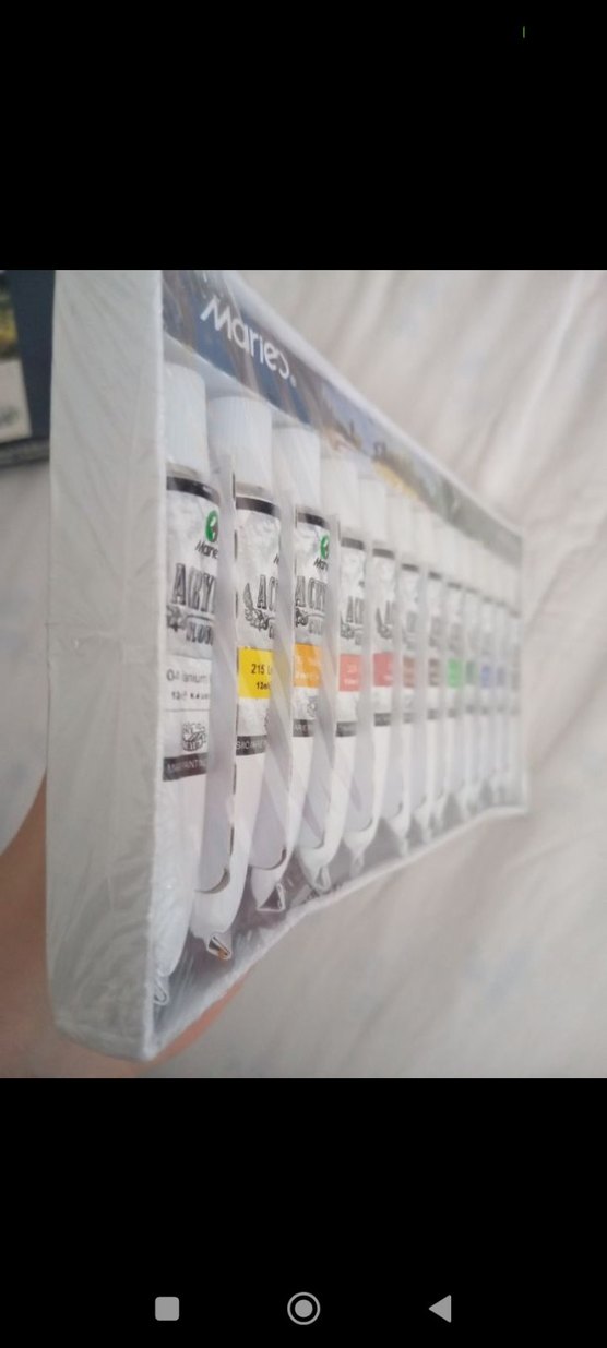 Maries Akrilik boya 12' li - Görsel 3