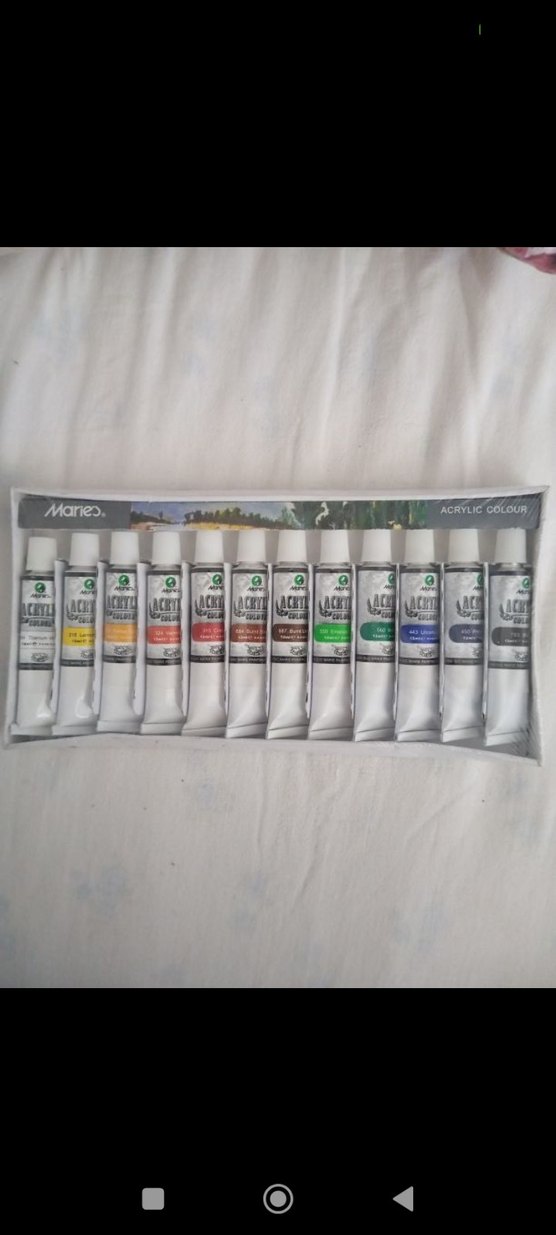 Maries Akrilik boya 12' li - Görsel 2