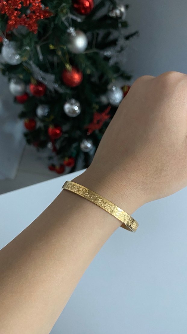 Gold Çelik Ayetel Kürsi Kelepçe - Görsel 3