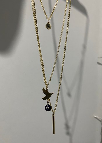 Gold Bijuteri Kolye Toplu - Görsel 2