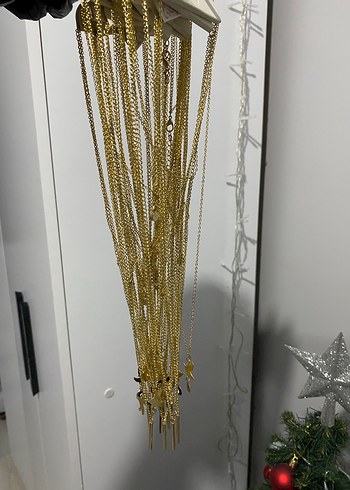 Gold Bijuteri Kolye Toplu - Görsel 4