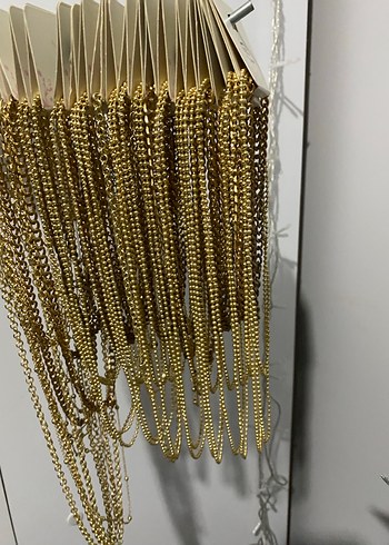 Gold Bijuteri Kolye Seti - Görsel 2