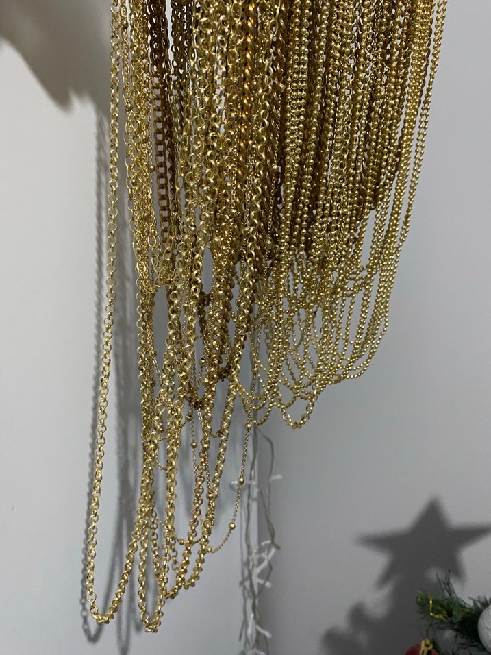 Gold Bijuteri Kolye Seti - Görsel 3