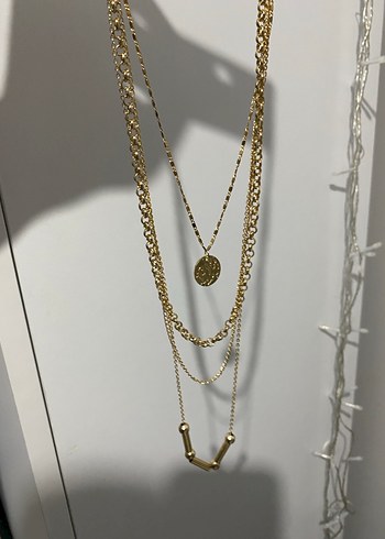 Bijuteri Gold Kolye Seti - Görsel 3