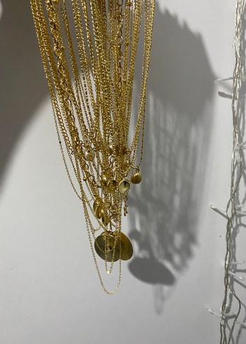 Gold Bijuteri Kolye Seti - Görsel 6