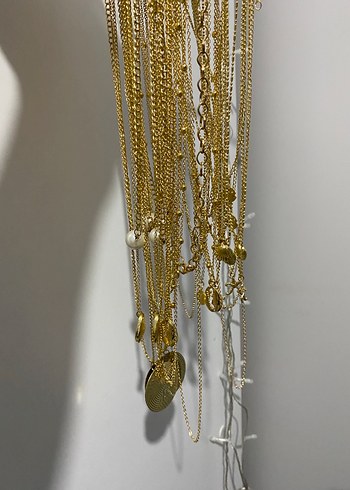 Gold Bijuteri Kolye Seti - Görsel 7