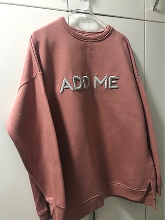 Gül kurusu sweatshirt