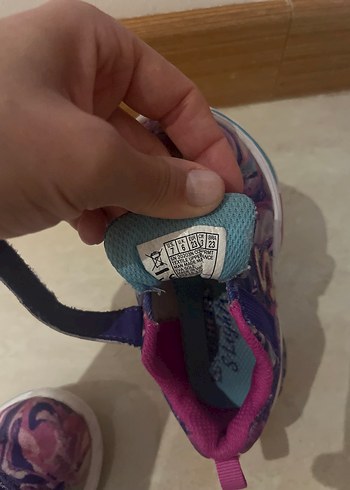 Kız Çocuk Bağcıksız Renkli Spor Ayakkabı - Görsel 3