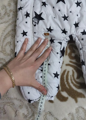 Kürklü Kapüşonlu Erkek Bebek Tulum - Görsel 4