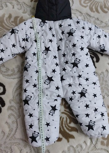 Kürklü Kapüşonlu Erkek Bebek Tulum - Görsel 8