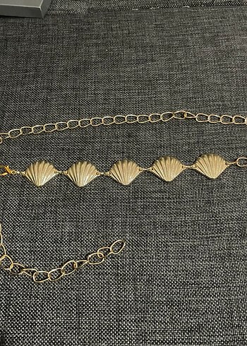 Kadın Altın Zincir Detaylı Vücut Zinciri - Görsel 2