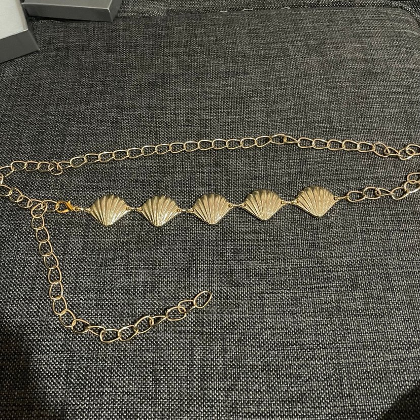 Kadın Altın Zincir Detaylı Vücut Zinciri - Görsel 2