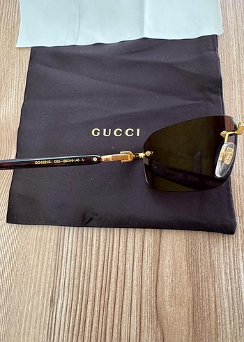 Kahverengi Unisex Gucci Güneş Gözlüğü GG1221S - Görsel 5