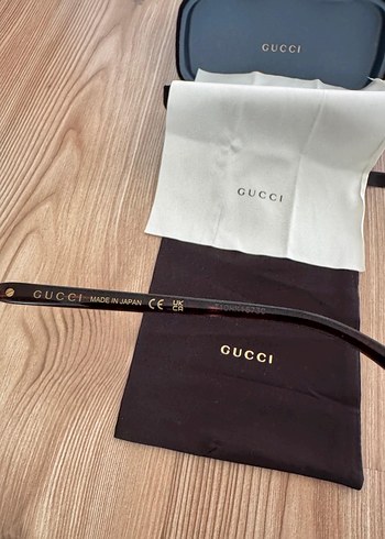 Kahverengi Unisex Gucci Güneş Gözlüğü GG1221S - Görsel 6