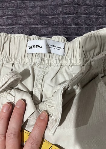 Kadın Bol Kesim Mini Şort - Görsel 5