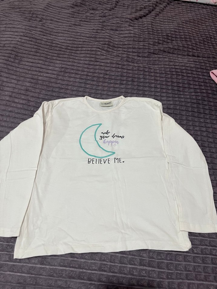 Kız Çocuk Uzun Kollu Tişört - Görsel 3