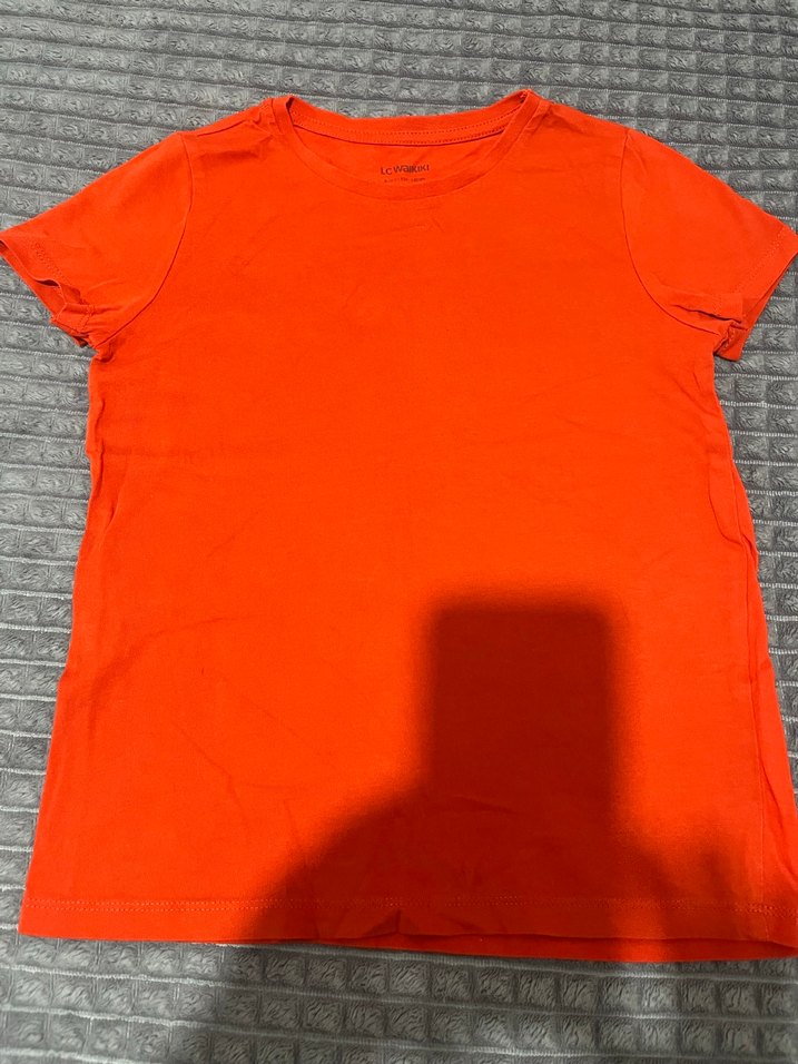 Çocuk Kırmızı Kısa Kollu Tişört - Görsel 2