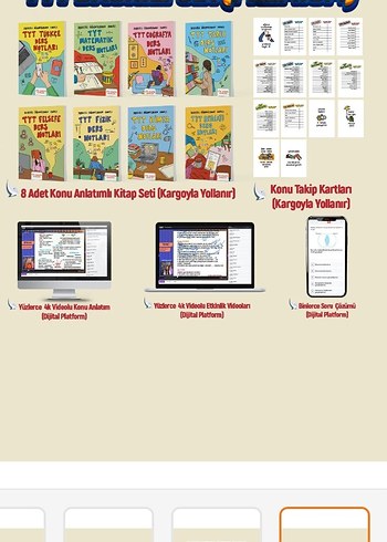 TYT Ders Notları Seti 8 Kitap - Görsel 5