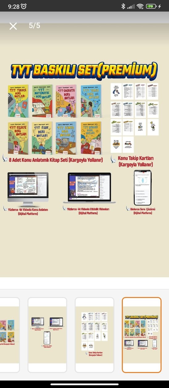 TYT Ders Notları Seti 8 Kitap - Görsel 5