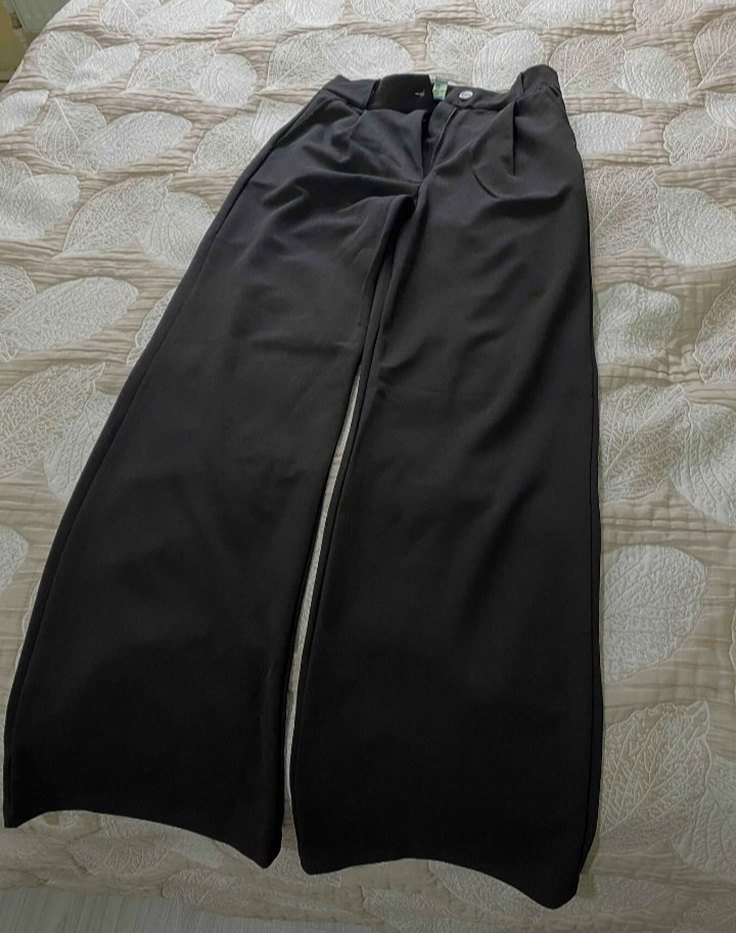 Siyah Regular Fit Kadın Kumaş Pantolon - Görsel 4