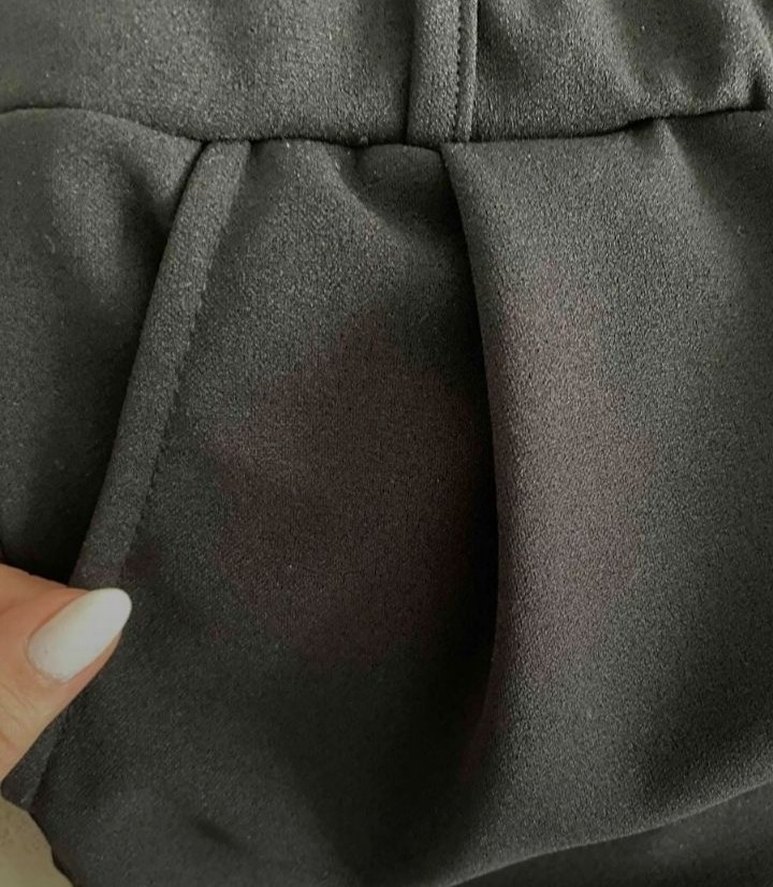 Siyah Regular Fit Kadın Kumaş Pantolon - Görsel 3