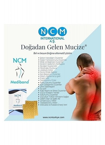 NCM Mediband sağlık bandı