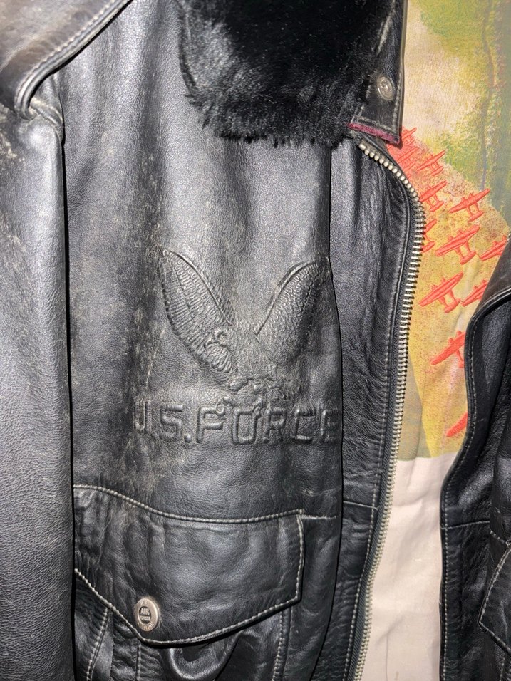USFORCE VİNTAGE KOLEKSİYONLUK AĞIR DERİ MONT - Görsel 3