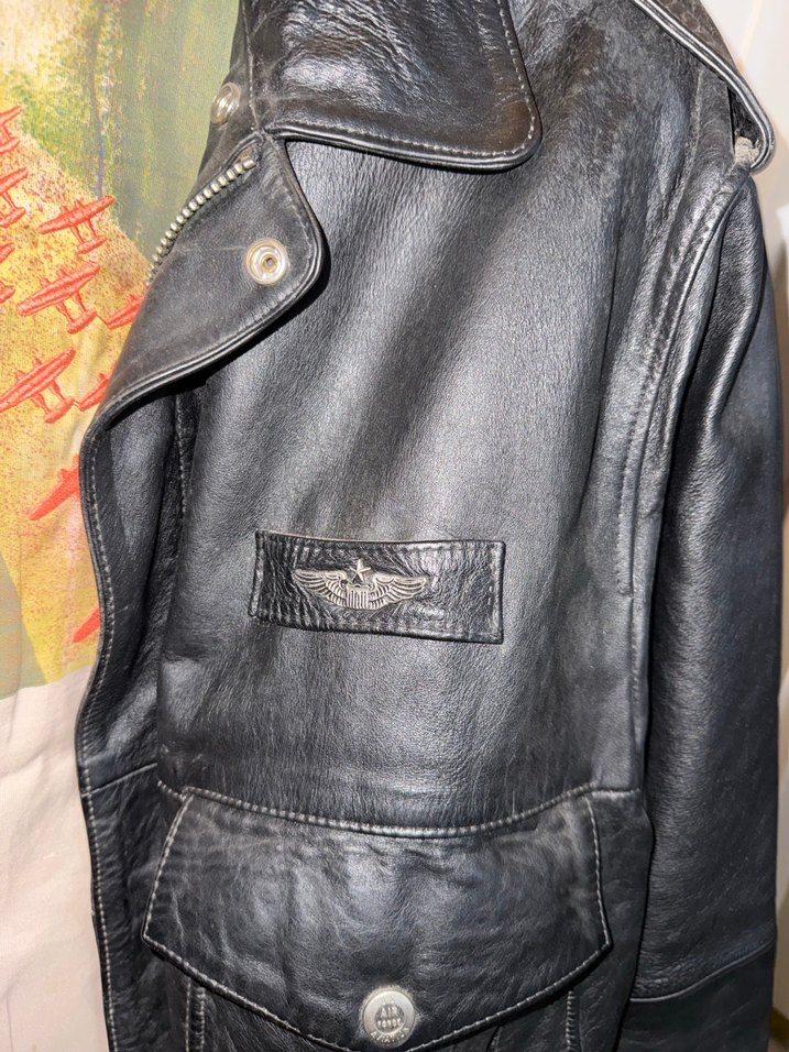 USFORCE VİNTAGE KOLEKSİYONLUK AĞIR DERİ MONT - Görsel 2