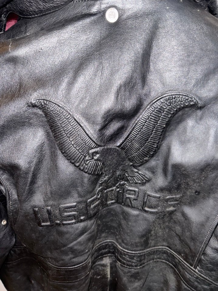 USFORCE VİNTAGE KOLEKSİYONLUK AĞIR DERİ MONT - Görsel 5