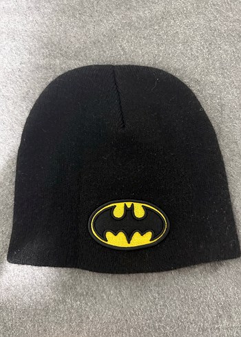 Erkek Siyah Batman Nakışlı Bere - Görsel 2