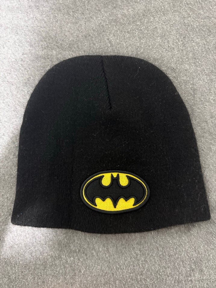 Erkek  Siyah Batman Nakışlı Bere - Görsel 2