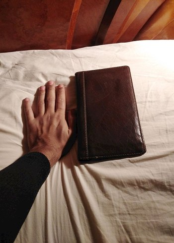 Koyu Kahverengi Erkek Cüzdanı hakiki deri - Görsel 4