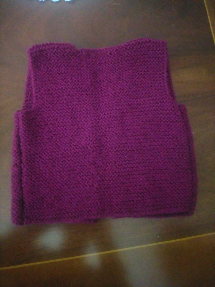 Mor Örgü çocuk Süveter 1-2 yaş - Görsel 2