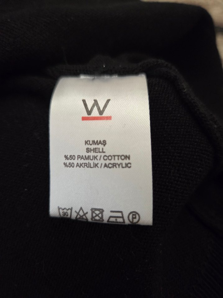 W Collection marka Siyah Yüksek Yakalı Erkek Triko Kazak - Görsel 3