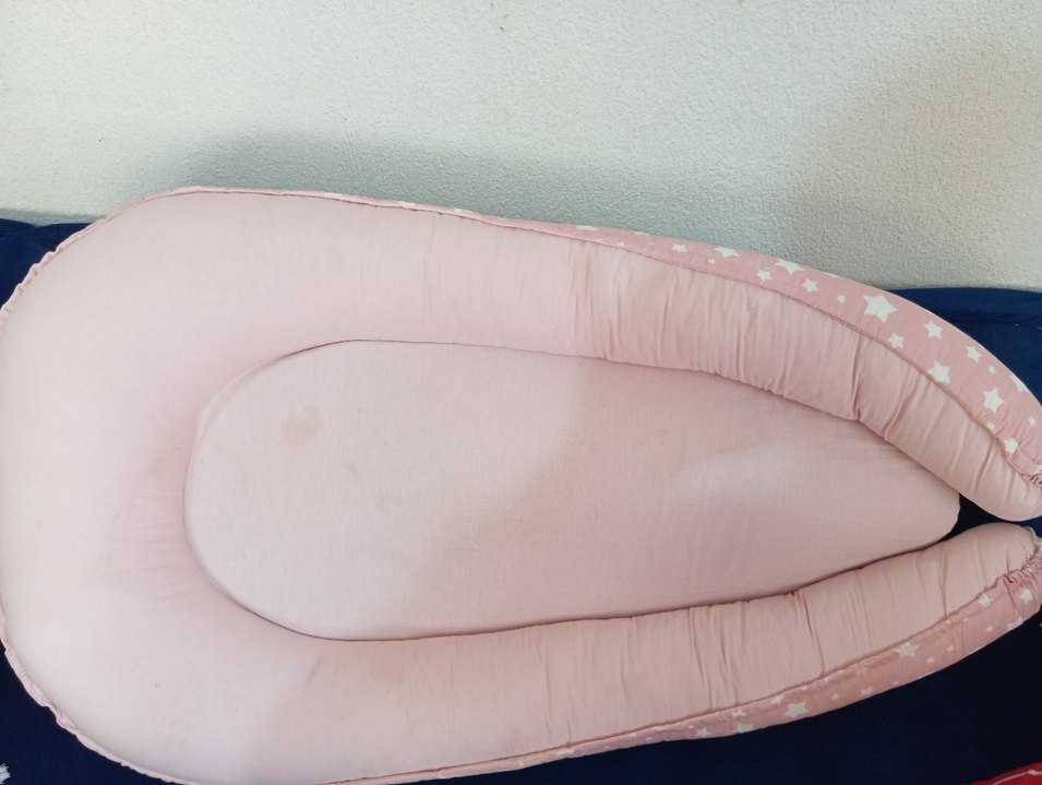 Pembe Pastel Bebek Uyku Minderi - Görsel 2