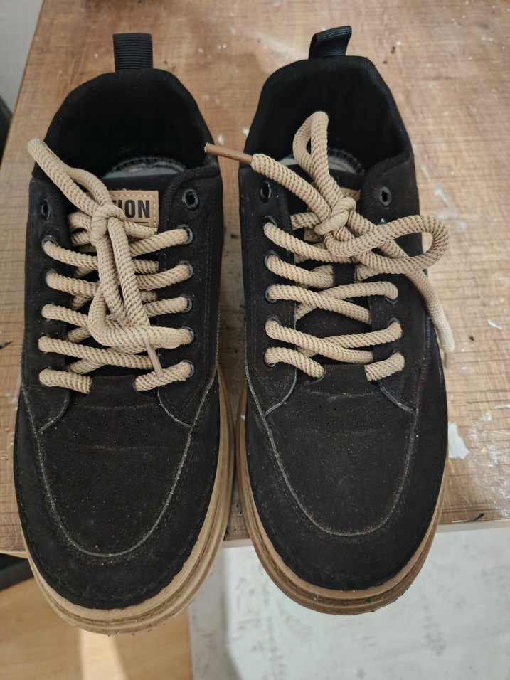 Kahverengi Erkek Bağcıklar Sokak Stili - Görsel 2