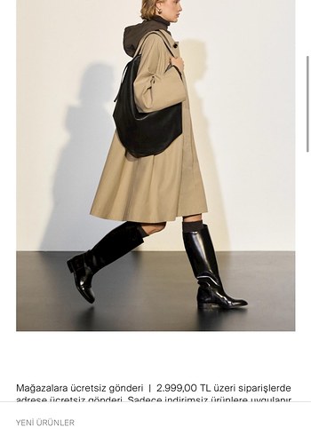 Bej Midi Kadın Yağmurluk - Kısa Kollu - Görsel 2