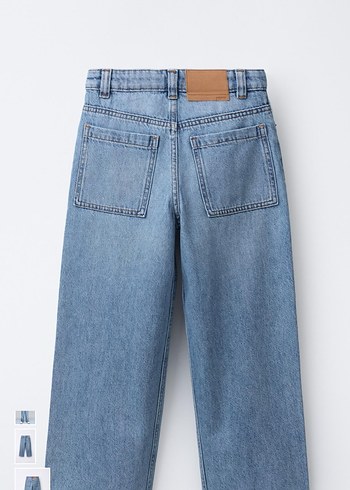 Kadın Açık Mavi Midi Boy Denim Jean - Görsel 3